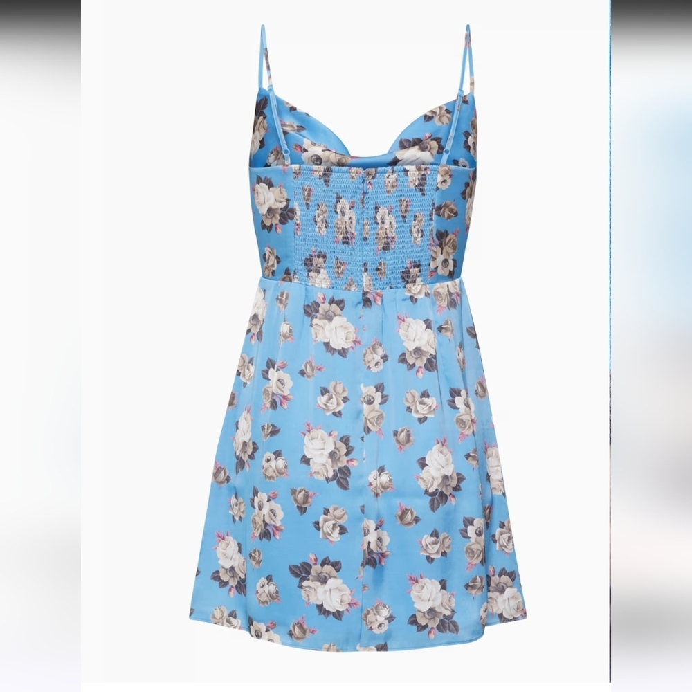 Sunday Best Spencer Dress Cowl Neck Mini Slip Floral Sz Medium - Picture 12 of 13